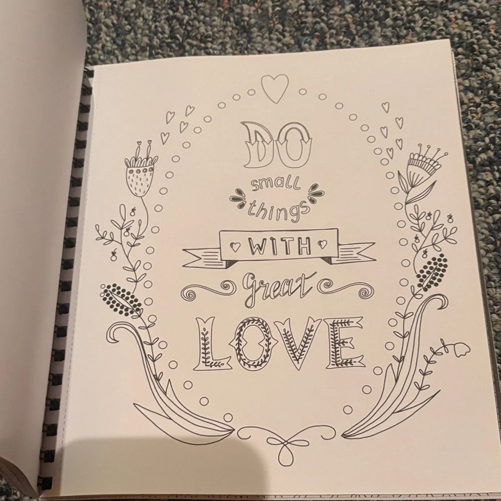 Inspirational Coloring Book - Multicolor - Picture 5 of 8